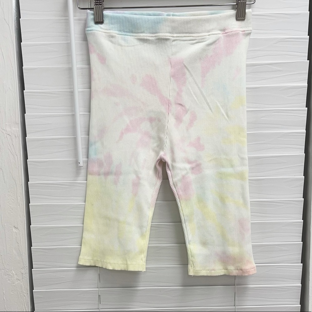 NWT! BERSHKA Tie Dye Ribbed Biker Shorts!